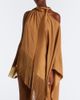 Taller Marmo Taller Marmo Atlas fringed scarf-detail crêpe cady blouse - 2