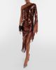 Taller Marmo Taller Marmo Aventador Disco sequined fringed midi dress - 2