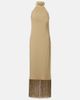 Taller Marmo Taller Marmo Berlin fringed crÃªpe cady gown - 1