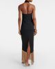 Taller Marmo Taller Marmo Berlin fringed crêpe cady maxi dress - 3