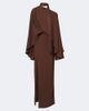 Taller Marmo Taller Marmo Brooks scarf-detail caped maxi dress - 1