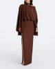 Taller Marmo Taller Marmo Brooks scarf-detail caped maxi dress - 2