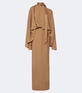Taller Marmo Taller Marmo Brooks scarf-detail crêpe cady maxi dress