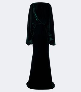 Taller Marmo Taller Marmo Draped velvet gown