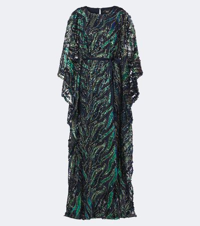 Taller Marmo Taller Marmo Firefly sequined kaftan