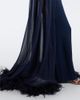 Taller Marmo Taller Marmo Grace caped silk creponne gown - 4