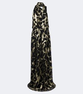 Taller Marmo Taller Marmo Kintsugi silk-blend fil coupé gown
