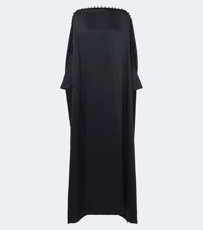 Taller Marmo Taller Marmo Mila off-shoulder satin kaftan