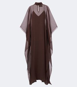 Taller Marmo Taller Marmo Muscat silk crêpe fil coupé kaftan