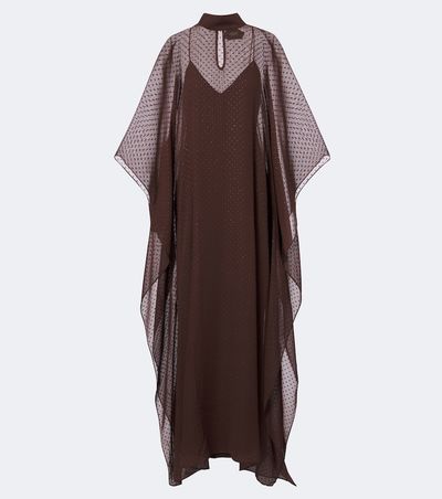 Taller Marmo Taller Marmo Muscat silk crêpe fil coupé kaftan