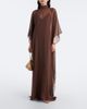 Taller Marmo Taller Marmo Muscat silk crêpe fil coupé kaftan - 2