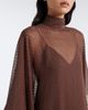 Taller Marmo Taller Marmo Muscat silk crêpe fil coupé kaftan - 3