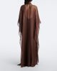 Taller Marmo Taller Marmo Muscat silk crêpe fil coupé kaftan - 6