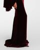 Taller Marmo Taller Marmo Musidora draped velvet gown - 6