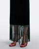 Taller Marmo Taller Marmo Palermo fringed velvet maxi dress - 4