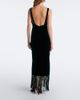 Taller Marmo Taller Marmo Palermo fringed velvet maxi dress - 5