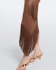 Taller Marmo Taller Marmo Siwa fringed scarf-detail midi dress - 4