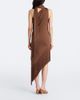 Taller Marmo Taller Marmo Siwa fringed scarf-detail midi dress - 5