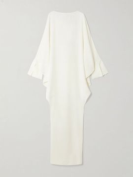 TALLER MARMO Truman draped crepe gown