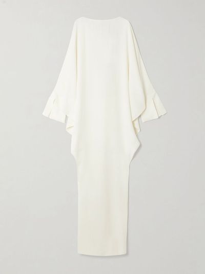 TALLER MARMO Truman draped crepe gown