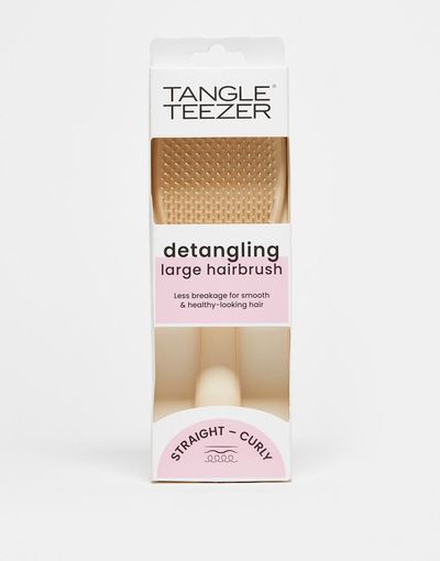 Tangle Teezer Tangle Teezer The Large Wet Detangler Straight - Curly Hairbrush - Vanilla Latte-Neutral