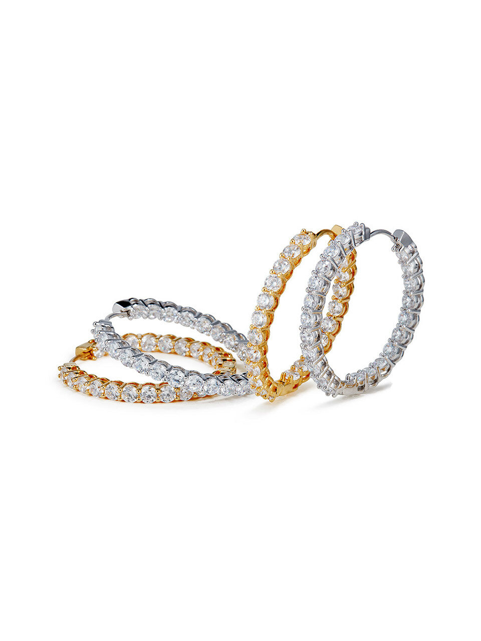TANI by MINETANI Diana Large Eternity Hoop Earring