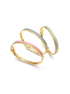TANI by MINETANI Rainbow Enamel Bangle