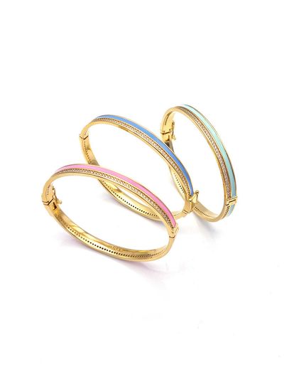 TANI by MINETANI Rainbow Enamel Bangle