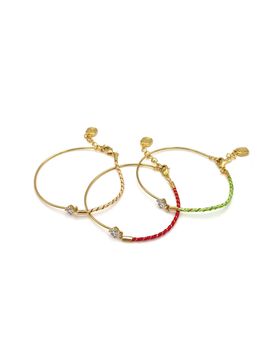 TANI by MINETANI Rainbow Thread Bracelet