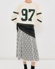 Tanner Fletcher Tanner Fletcher Flynn "97" Varsity Long Sleeve Tee Ivory/Green - 6