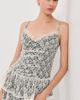 Tanner Fletcher Tanner Fletcher Isabella Lace Layer Cami Ivory/Black - 2