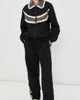 Tanner Fletcher Tanner Fletcher Kennedy Ruched Stripe Track Jacket Black Plaid - 5