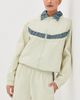 Tanner Fletcher Tanner Fletcher Kennedy Ruched Stripe Track Jacket Ivory/Blue - 2