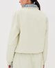 Tanner Fletcher Tanner Fletcher Kennedy Ruched Stripe Track Jacket Ivory/Blue - 3