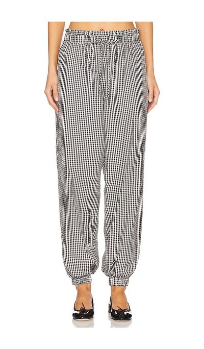 Tanner Fletcher Tanner Fletcher Kennedy Ruffle Gingham Track Pant