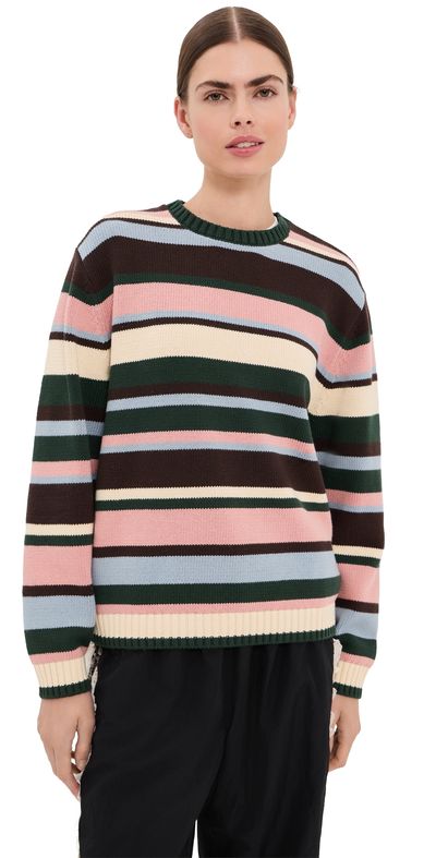 Tanner Fletcher Millhouse Striped Sweater Multi Stripe