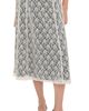 Tanner Fletcher Tanner Fletcher Wilma Lace Layer Midi Skirt Ivory/Black - 1