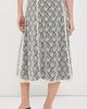 Tanner Fletcher Tanner Fletcher Wilma Lace Layer Midi Skirt Ivory/Black - 4