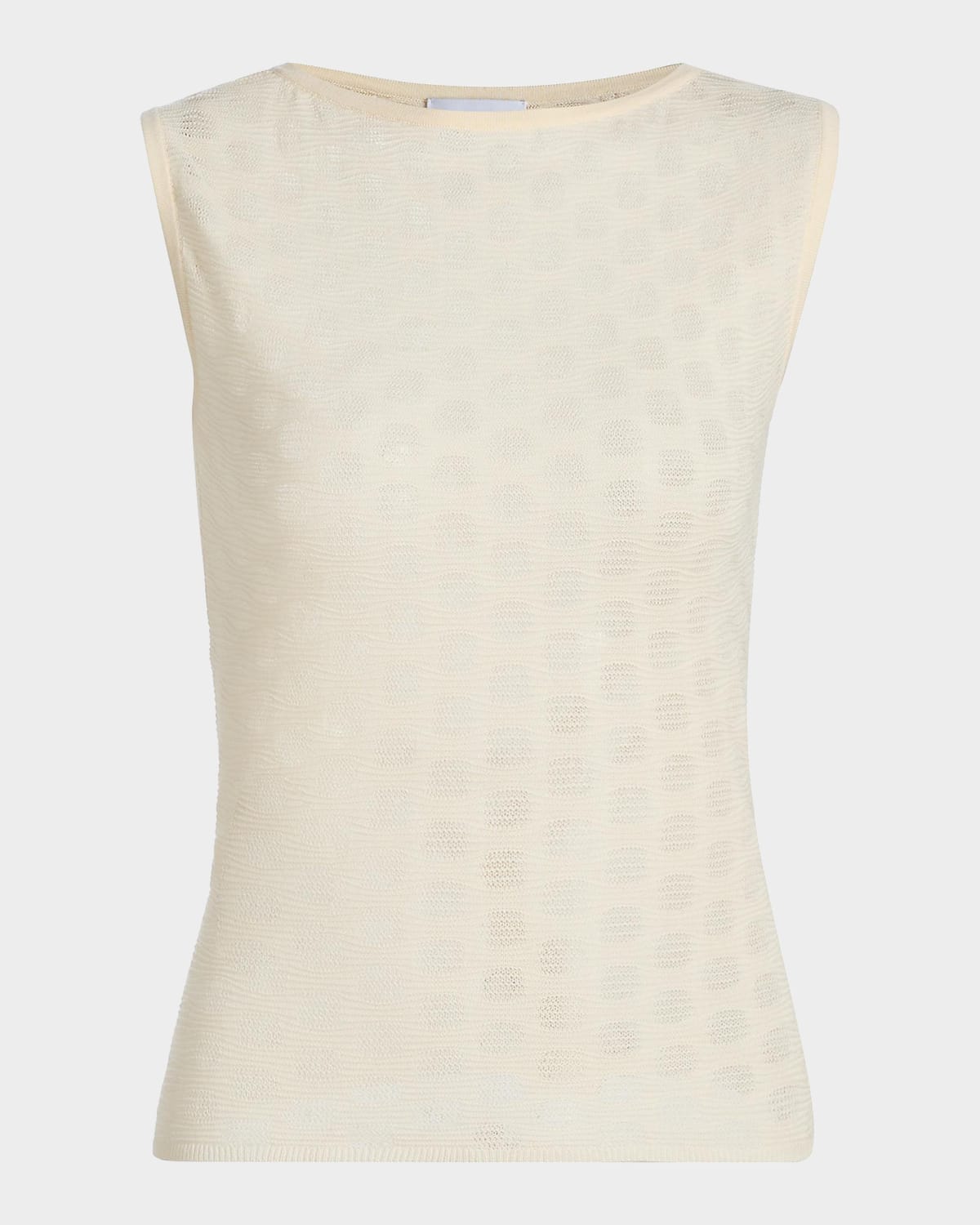 Tanya Taylor Charlisa Patterned Cotton-Blend Knit Top