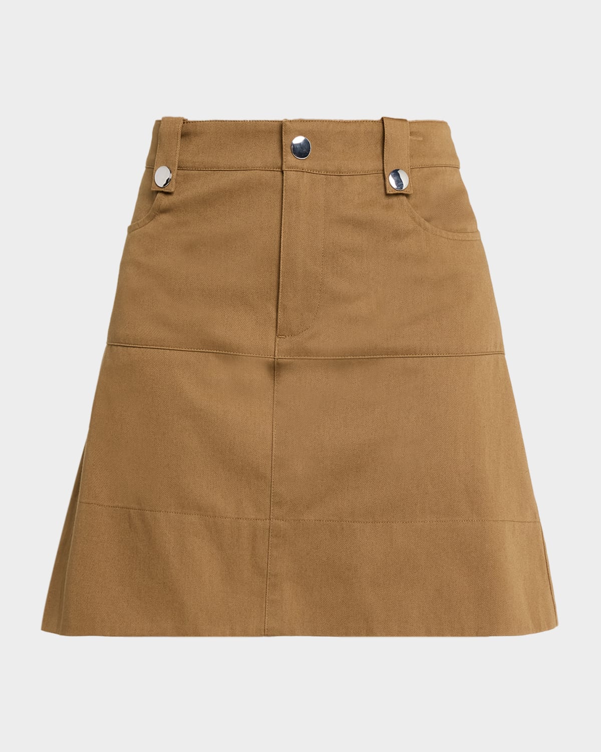 Tanya Taylor Hudie Twill Mini Skirt