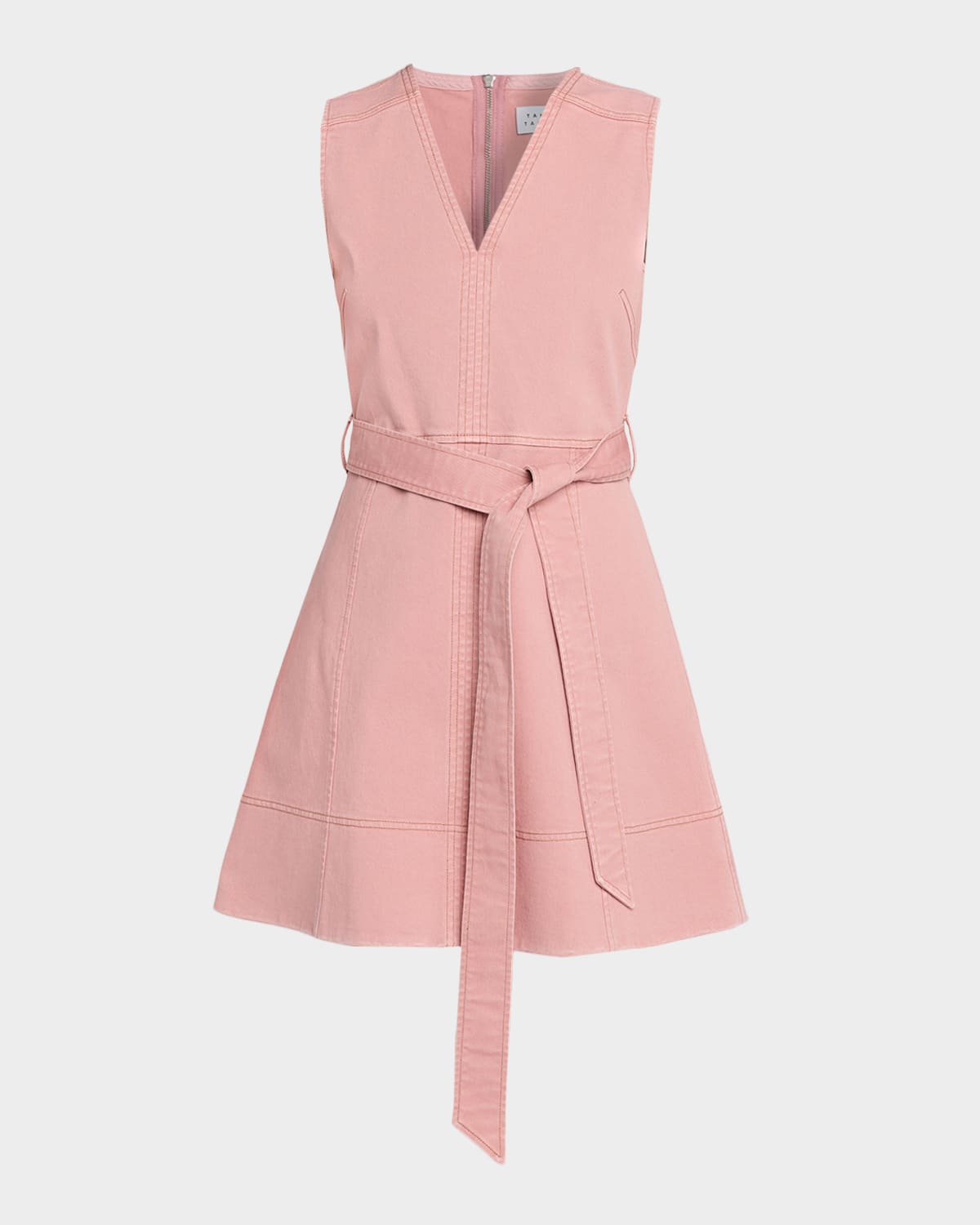 Tanya Taylor Reina Denim Mini Dress