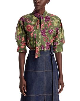 Tanya Taylor Tanya Taylor Anna Tie Neck Top