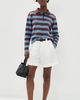 Tanya Taylor Tanya Taylor Barrett Top Shadow Blue/Deep Redwood - 5
