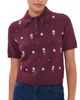Tanya Taylor Tanya Taylor Embroidered Camilla Top Blackberry - 1