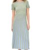 Tanya Taylor Tanya Taylor Emilia Knit Dress Powder Blue Multi - 1