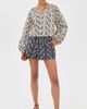 Tanya Taylor Tanya Taylor Fallon Shorts MARITIME BLUE/CREAM MULTI - 5