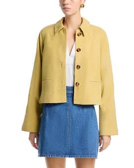 Tanya Taylor Tanya Taylor Gidget Suede Jacket
