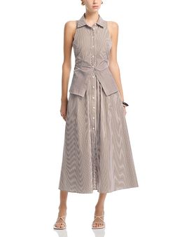 chinese dress ladies Tanya Taylor - Tanya Taylor Ella Dress in Oxblood 2
