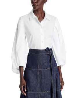 Tanya Taylor Tanya Taylor Marina Collared Cotton Top