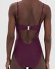 Tanya Taylor Tanya Taylor Monroe One Piece Deep Plum - 3